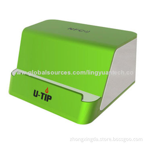 Double Speaker Mini Speaker with Aux Port, 1,200mAh Rechargeable Li-ion Battery